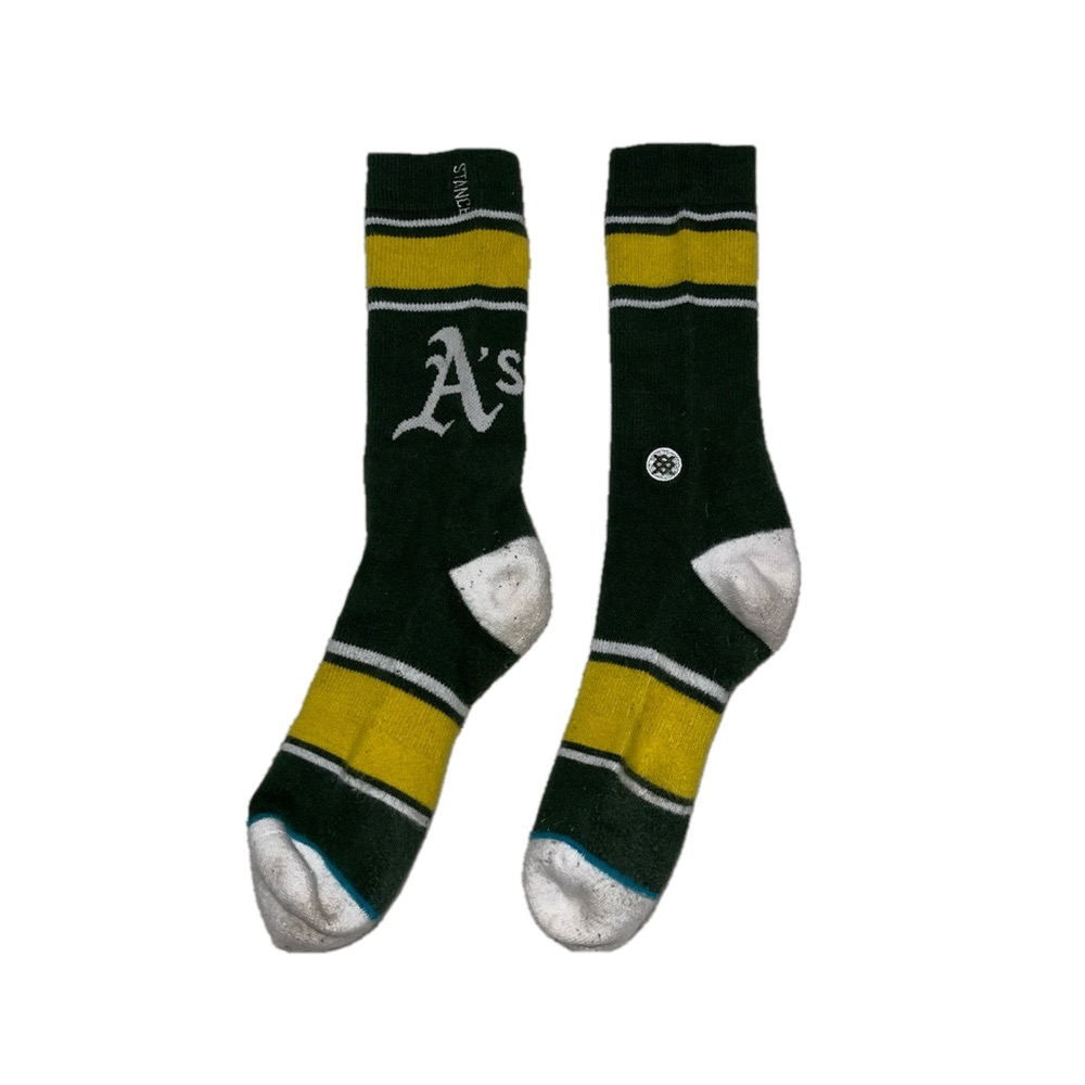 Stance Socks - L mens Oakland athletics As logo